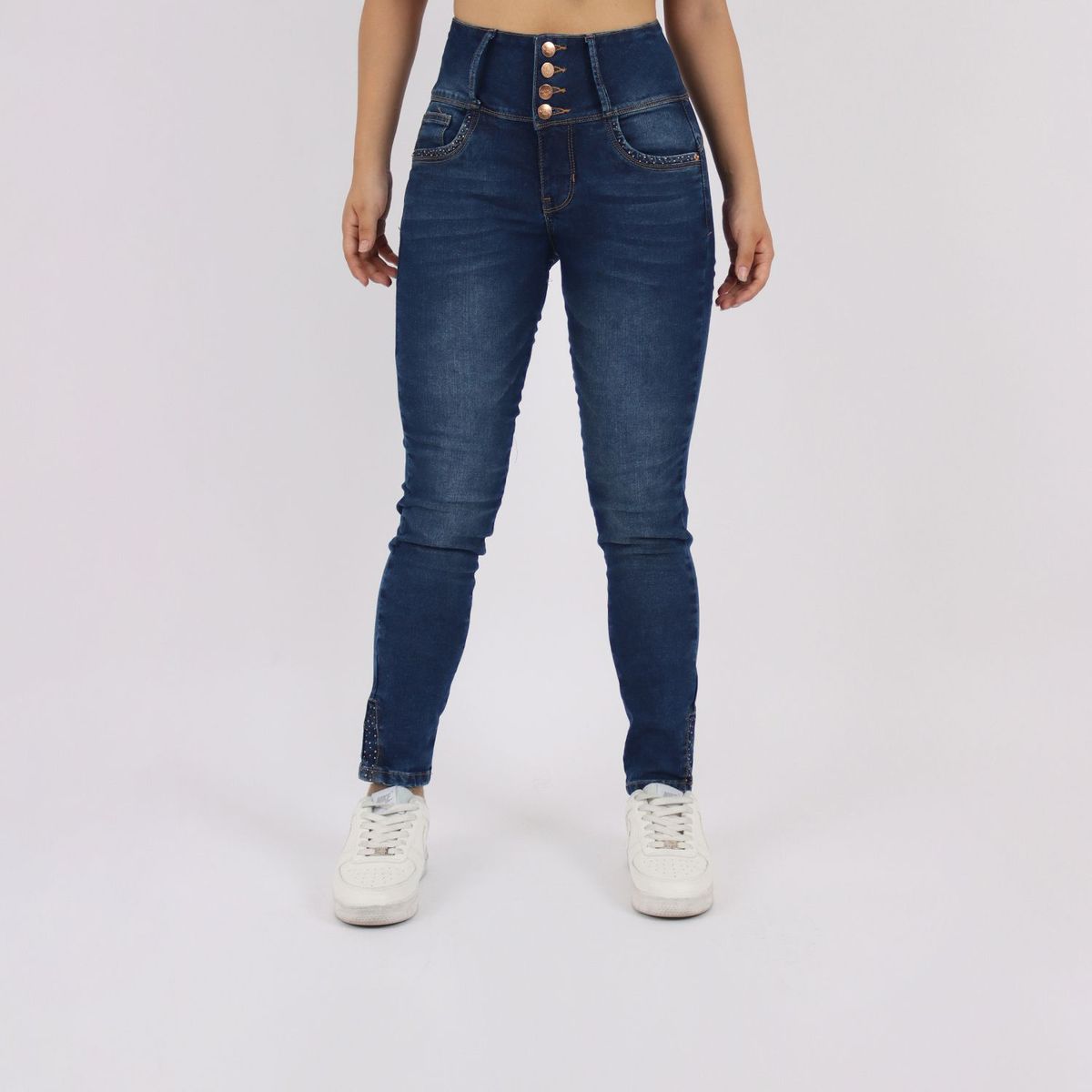 KAYRA POBLET - Jean Recto Algodón Mujer Kayra Poblet