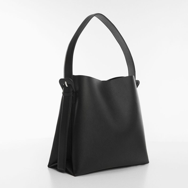 MANGO - Bolso Shopper Detalle Hebilla