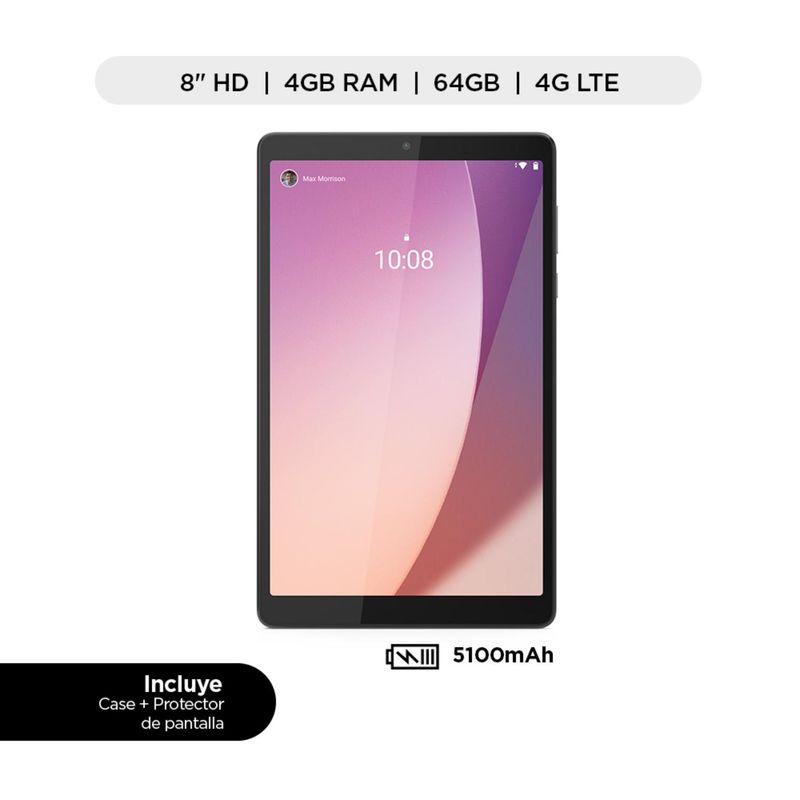 LENOVO - Tablet M8 4GB 64GB  8 LTE