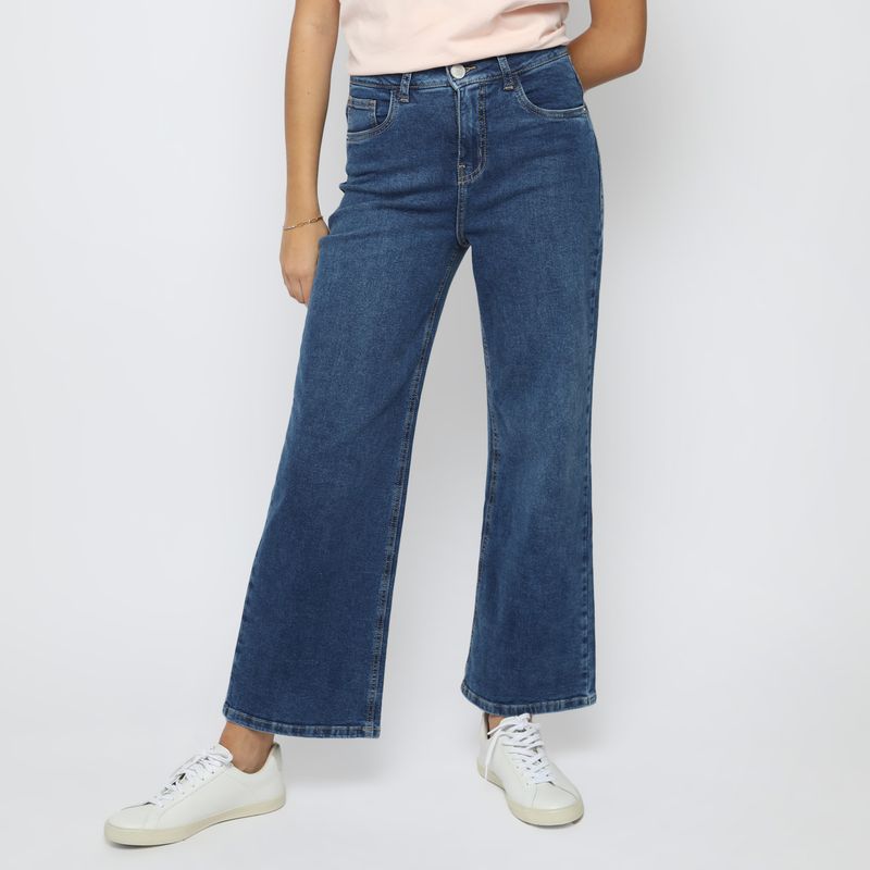 SYBILLA - Jean Straight Tiro Medio Mujer Sybilla