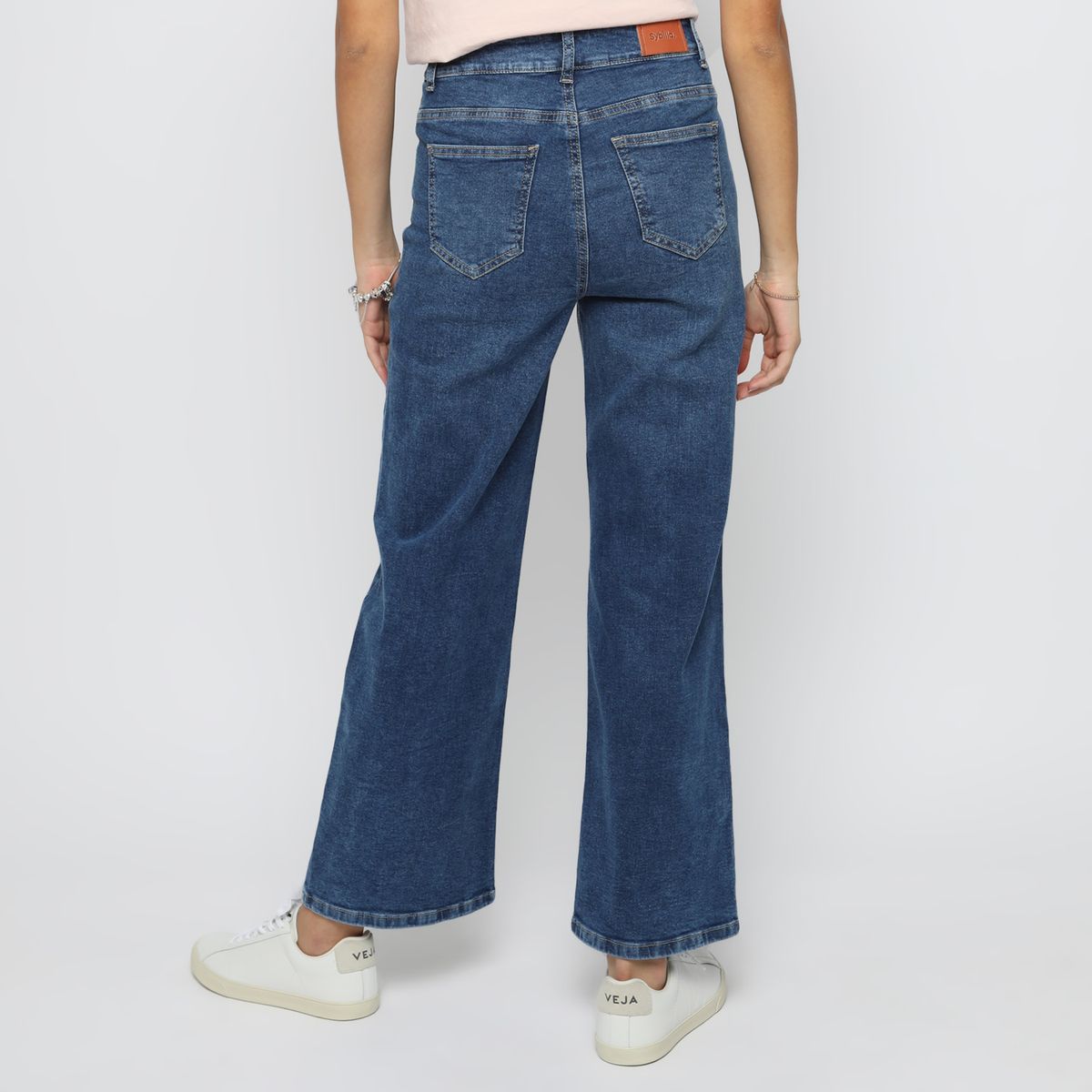 SYBILLA - Jean Straight Tiro Medio Mujer Sybilla