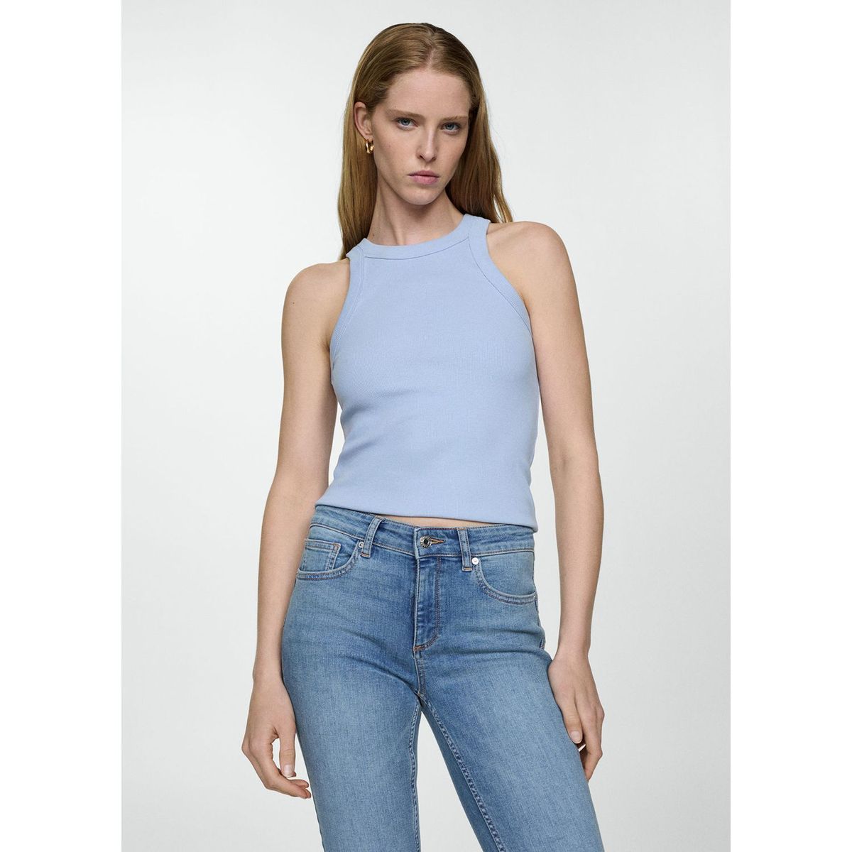 MANGO - Jean Skinny Algodón Mujer Mango