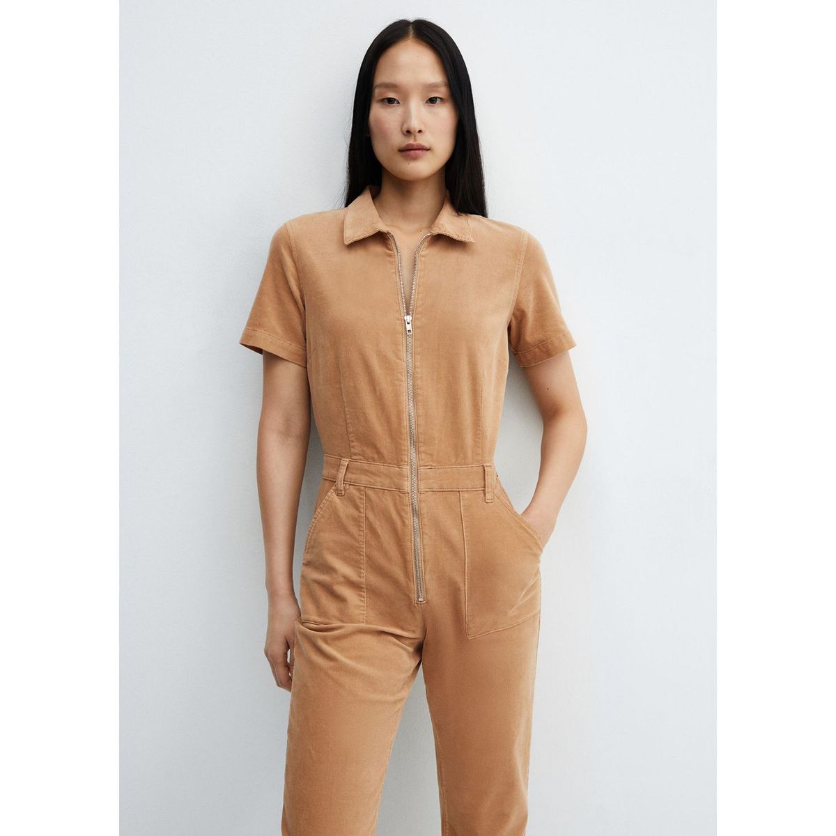 MANGO - Enterizo Algodón Mujer Mango