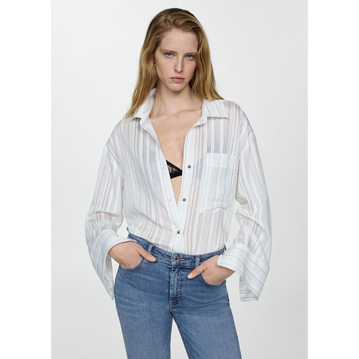 MANGO - Jean Skinny Algodón Mujer Mango