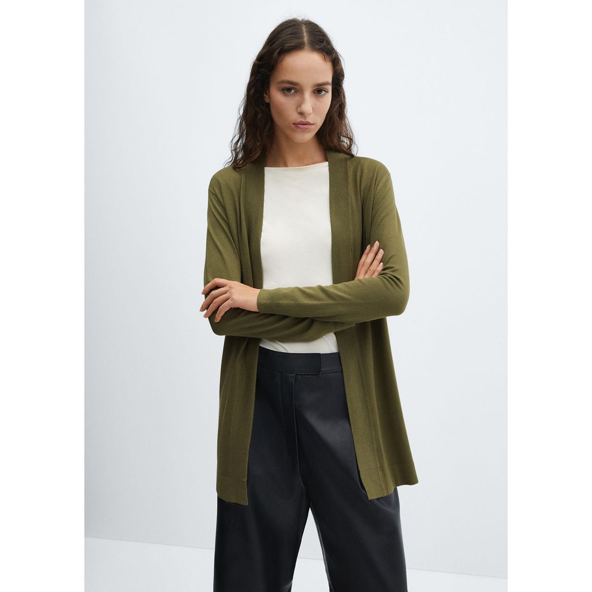 MANGO - Cardigan Casual Mujer Mango