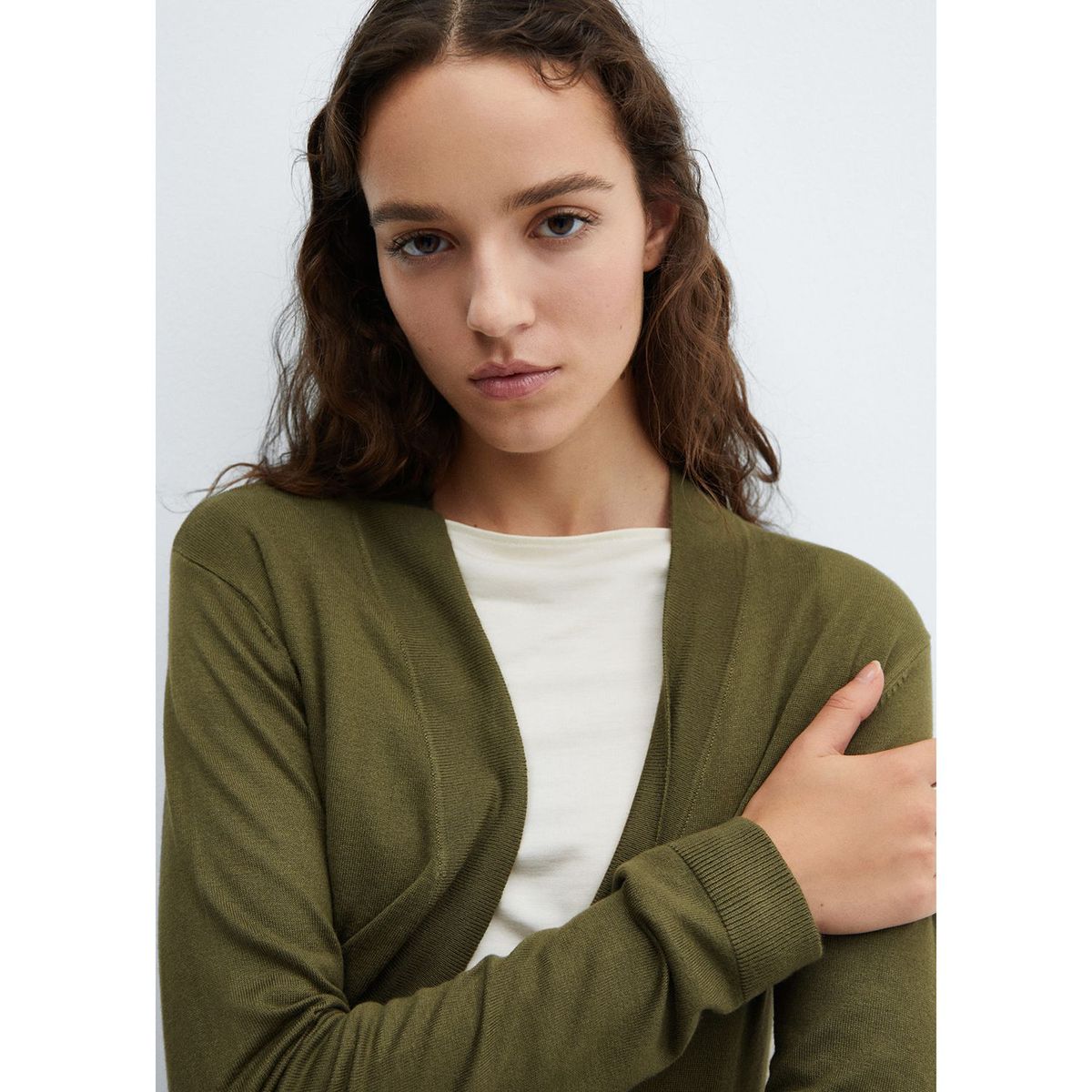 MANGO - Cardigan Casual Mujer Mango