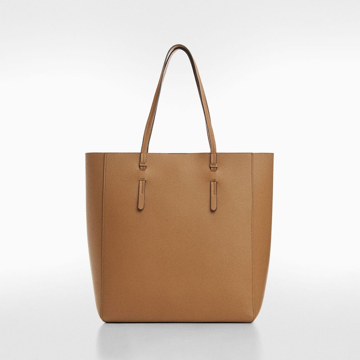 MANGO - Bolso Shopper Efecto Piel