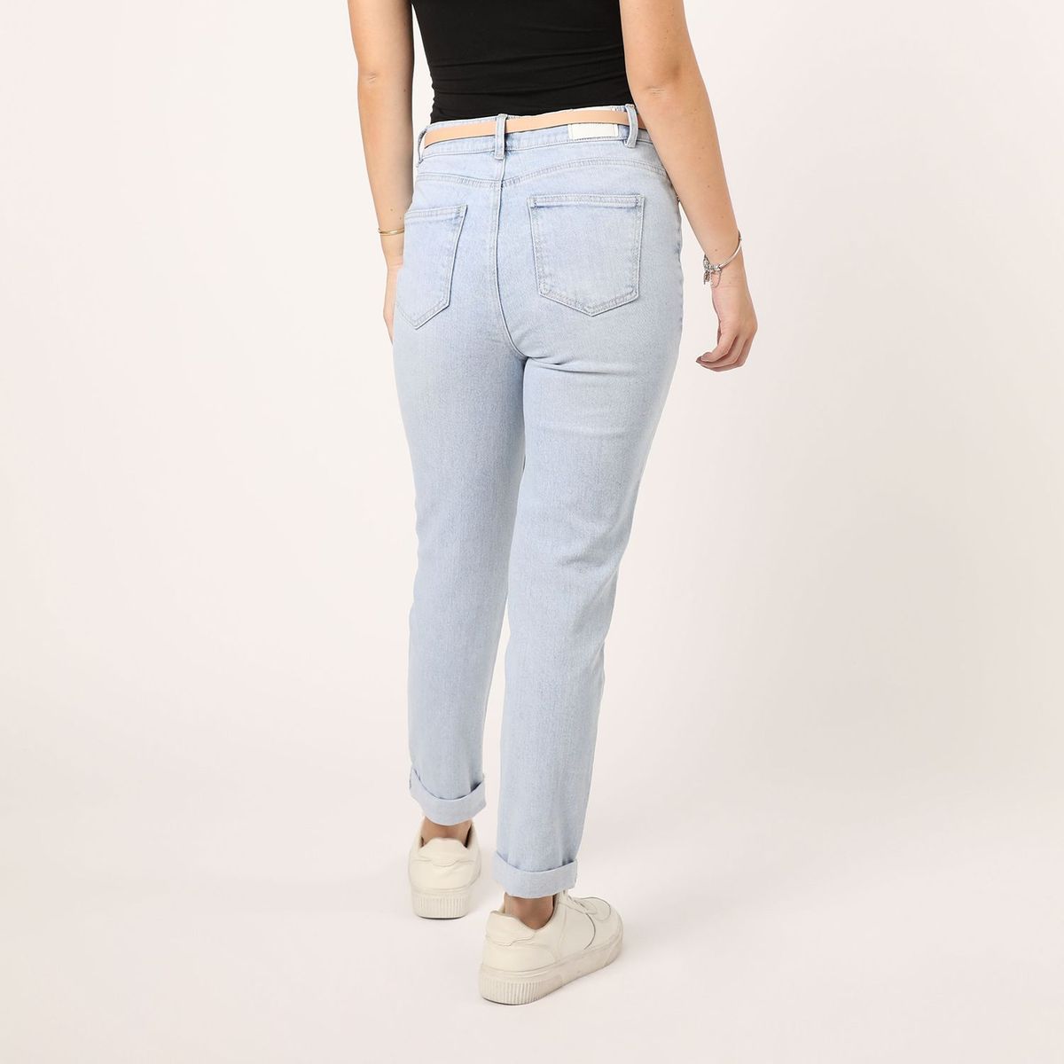 SYBILLA - Jean Mom Algodón Mujer Sybilla