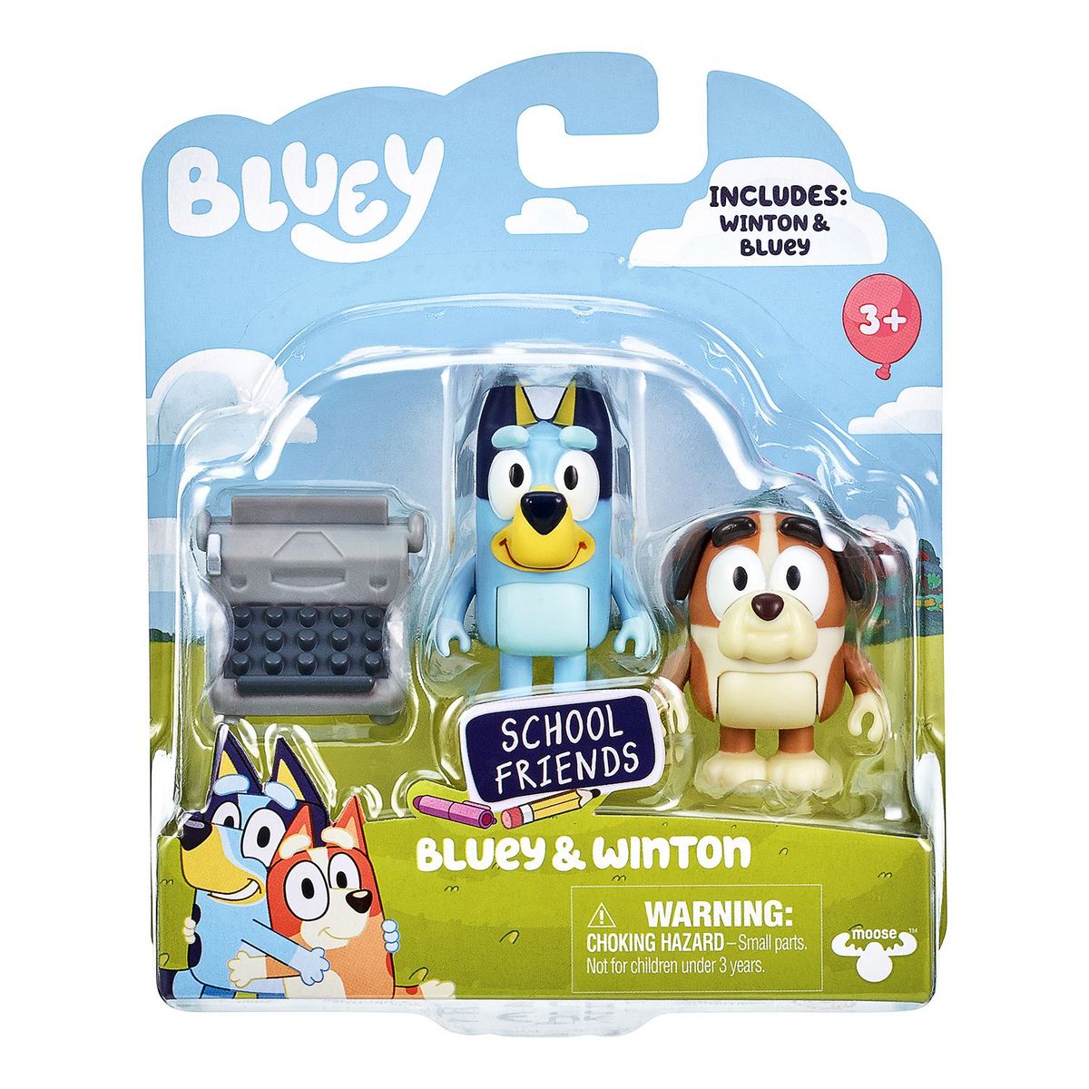 BLUEY - Pack X 2 Figuras Bluey