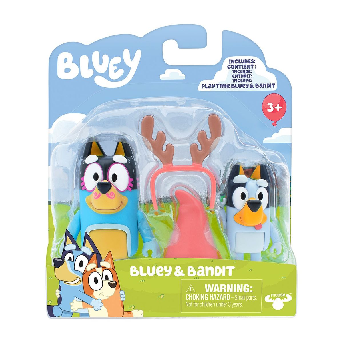 BLUEY - Pack X 2 Figuras Bluey