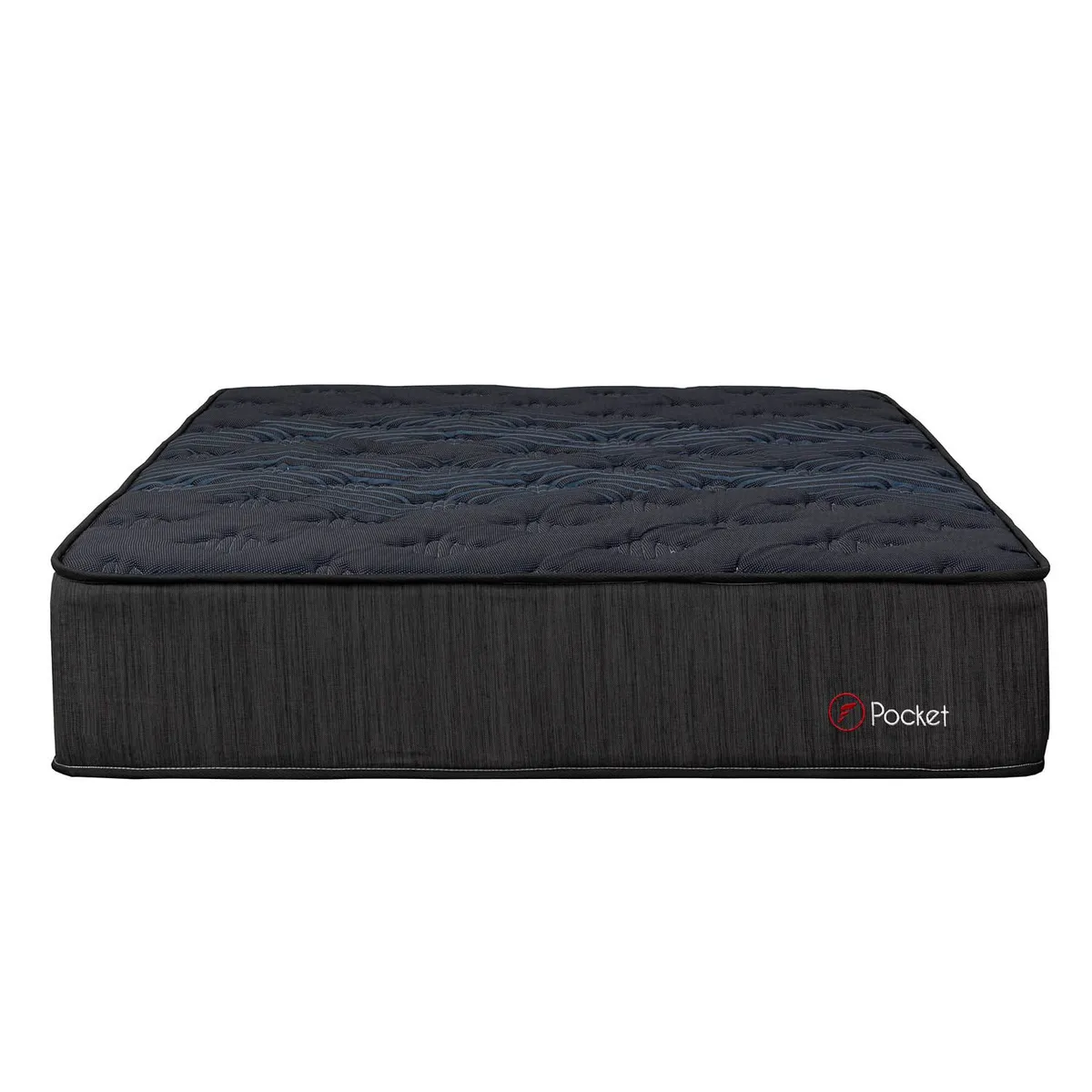 FORLI - Colchón Forli Pocket Negro 2 Plz + 2 Almohadas + Protector Forli