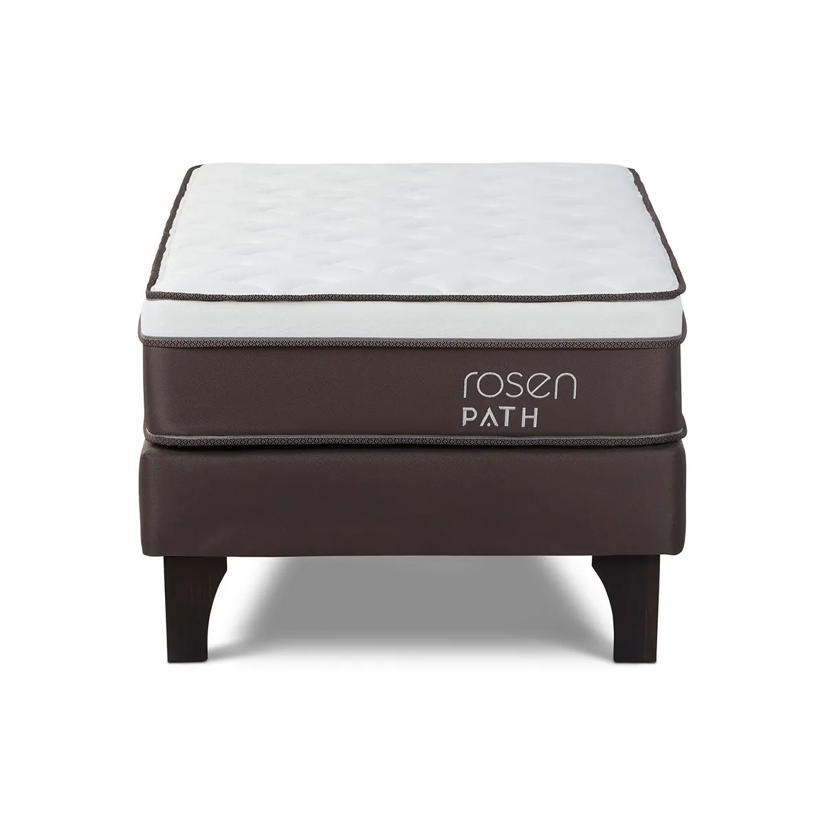 ROSEN - Cama Europea Path 1 Plz + 1 Almohada