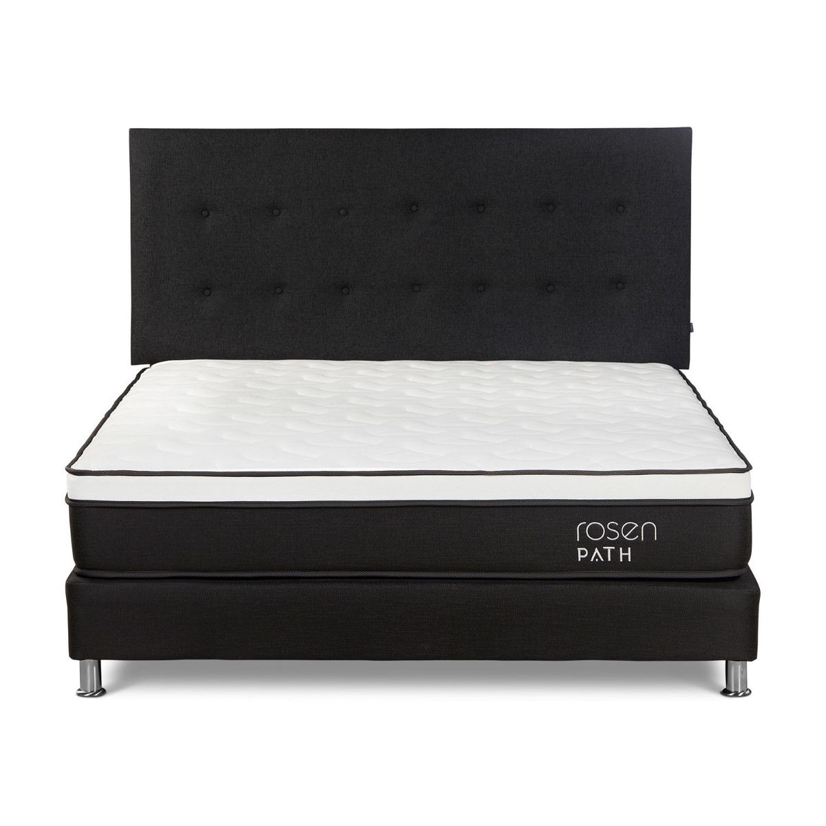 ROSEN - Dormitorio Path New West King + 2 Almohadas