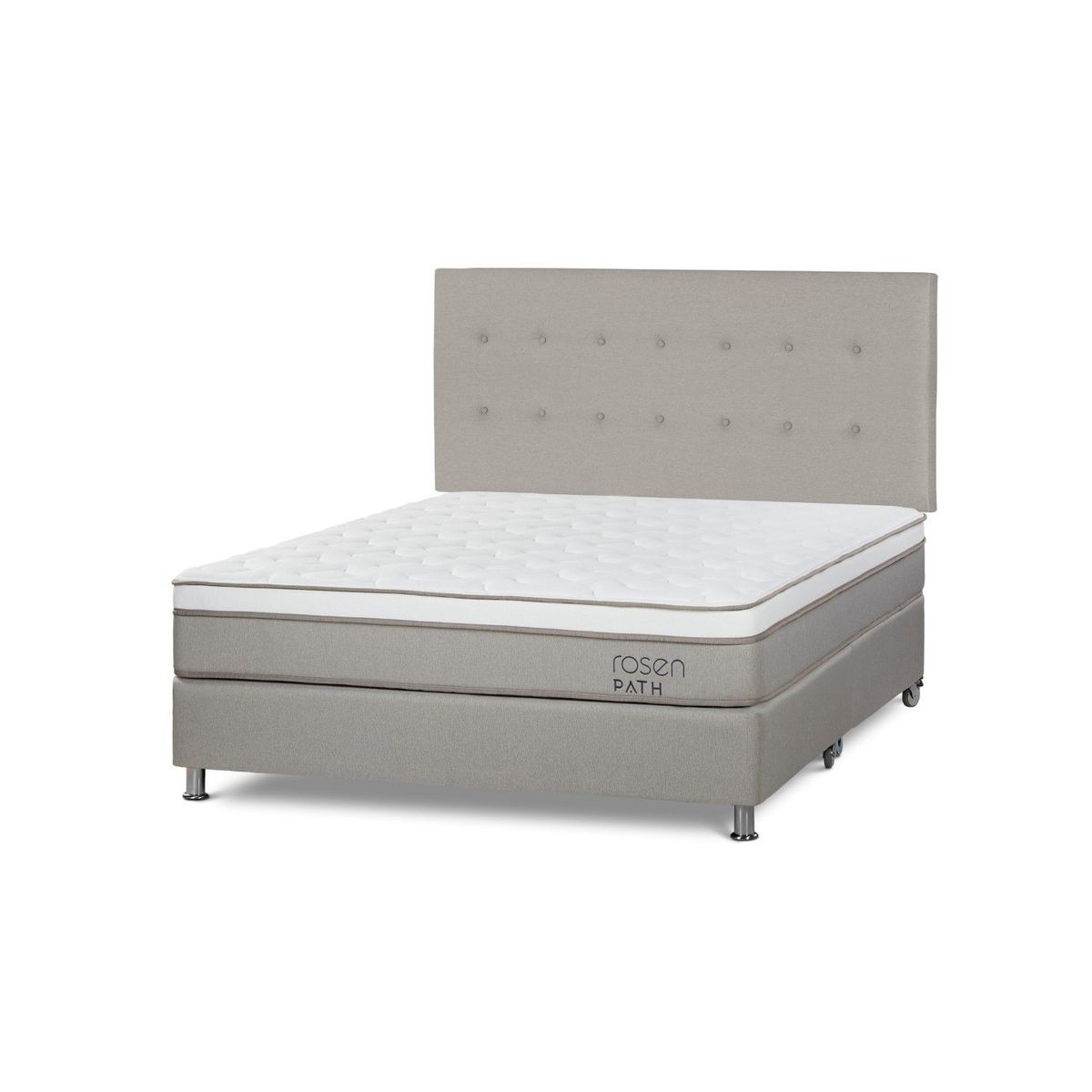 ROSEN - Dormitorio Path New West King + 2 Almohadas