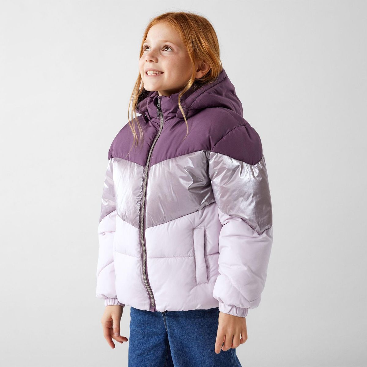 NAME IT - Casaca Niña con Capucha Puffer Name It