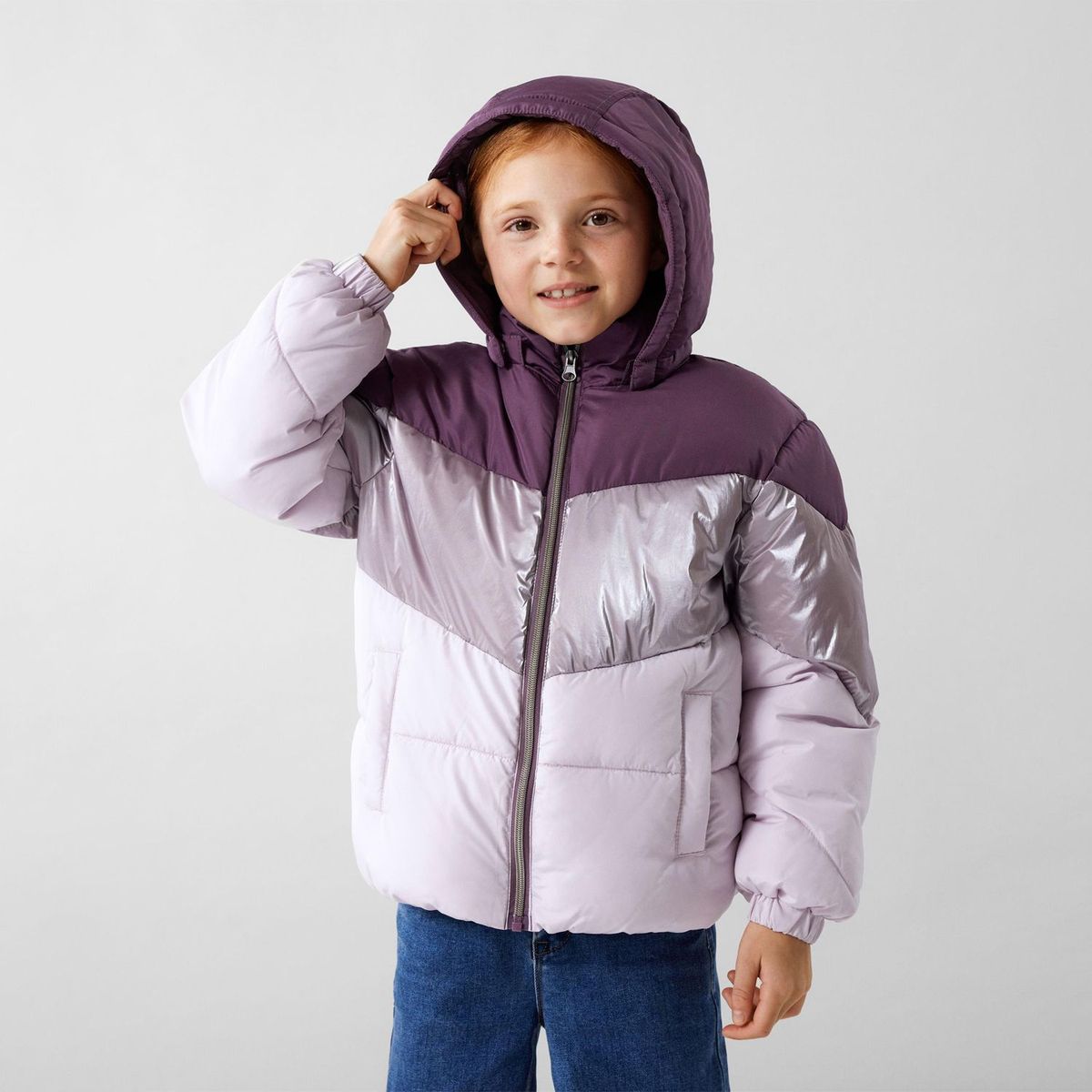 NAME IT - Casaca Niña con Capucha Puffer Name It