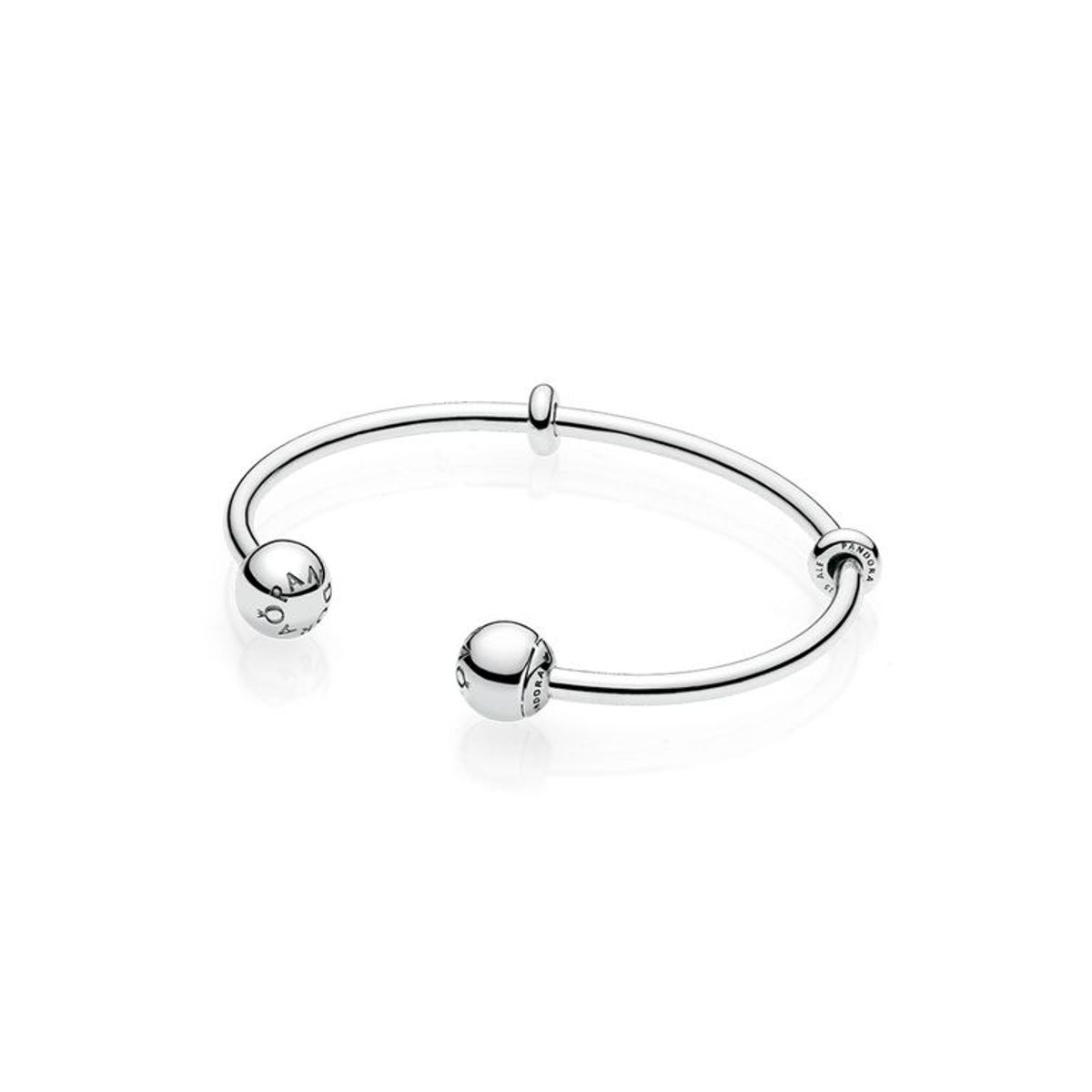 PANDORA - Brazalete Rígido Abierto En Plata