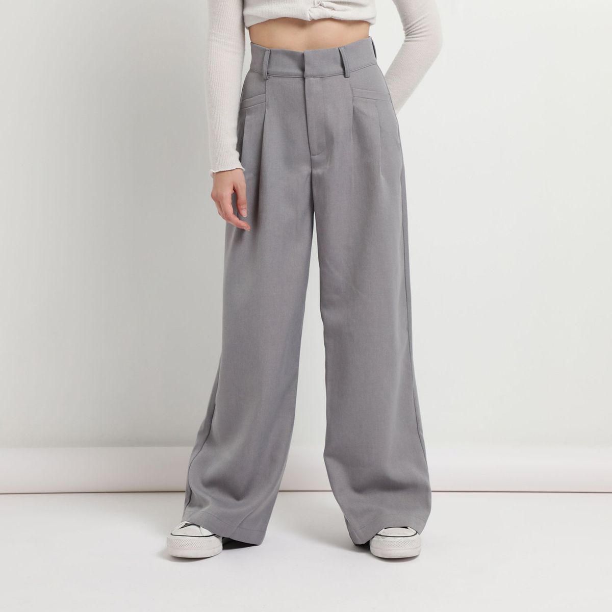 SYBILLA - Pantalón Palazzo Mujer Sybilla