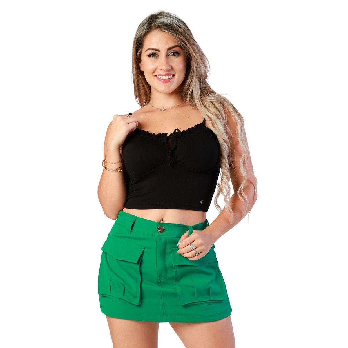 FORDAN JEANS - Falda Corta Mujer Ford