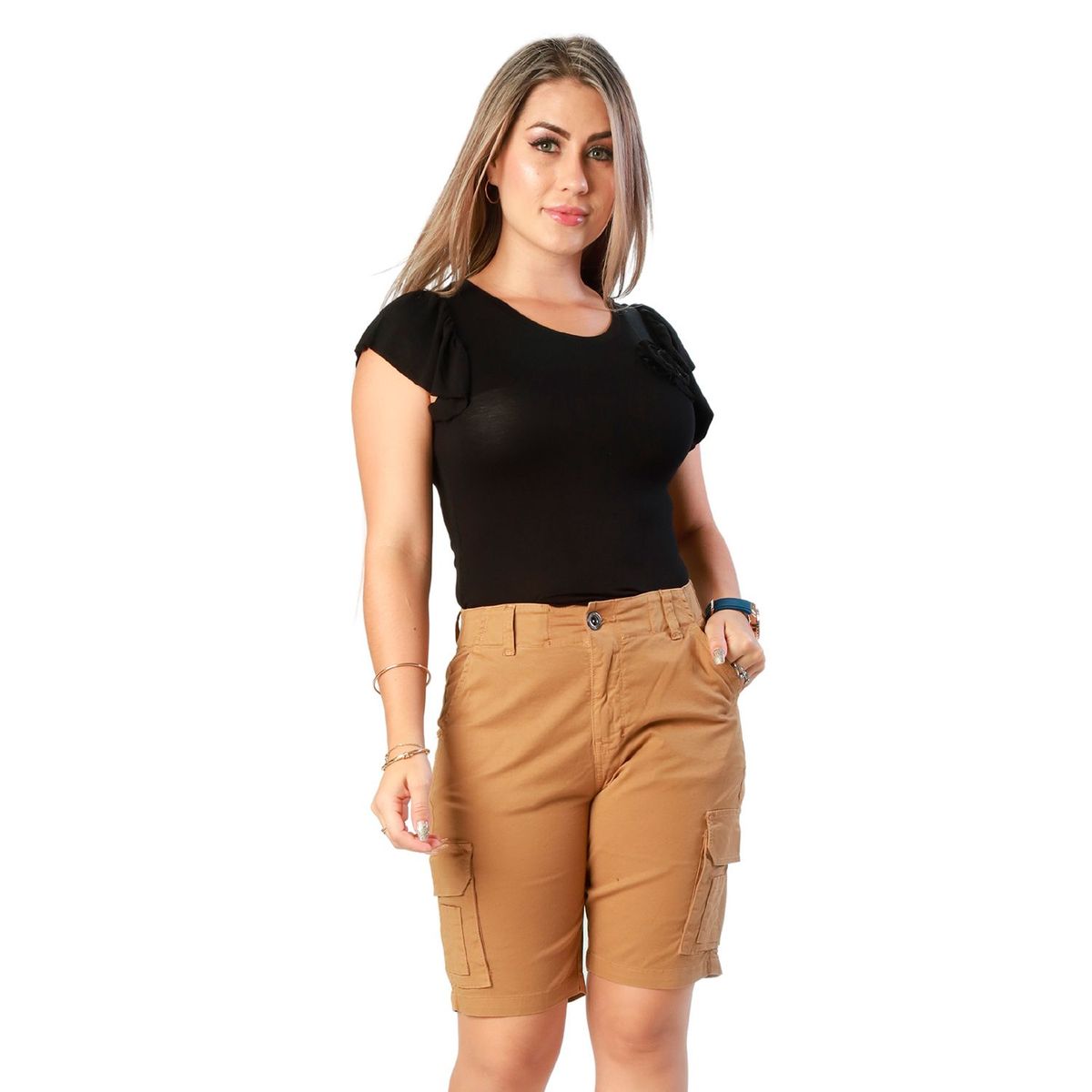 FORDAN JEANS - Bermuda Algodón Mujer Ford