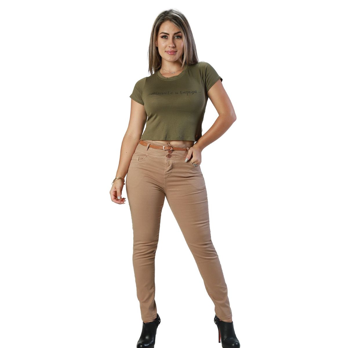 FORDAN JEANS - Pantalón Skinny Algodón Mujer Ford