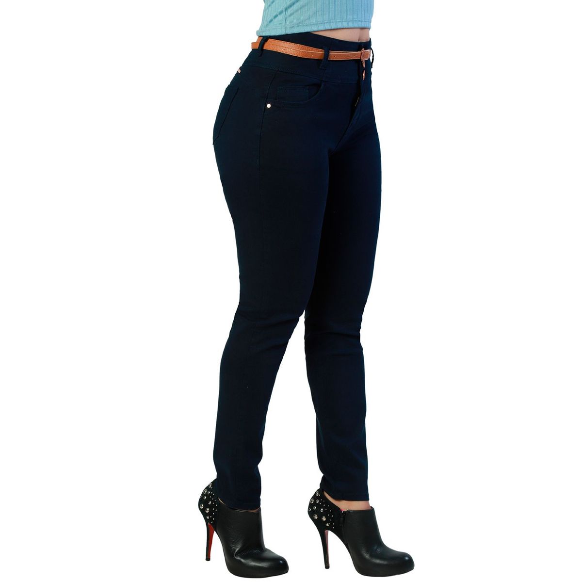 FORDAN JEANS - Pantalón Skinny Algodón Mujer Ford