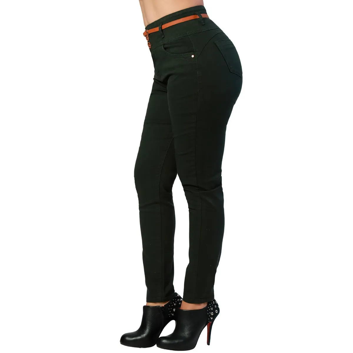 FORDAN JEANS - Pantalón Skinny Algodón Mujer Ford
