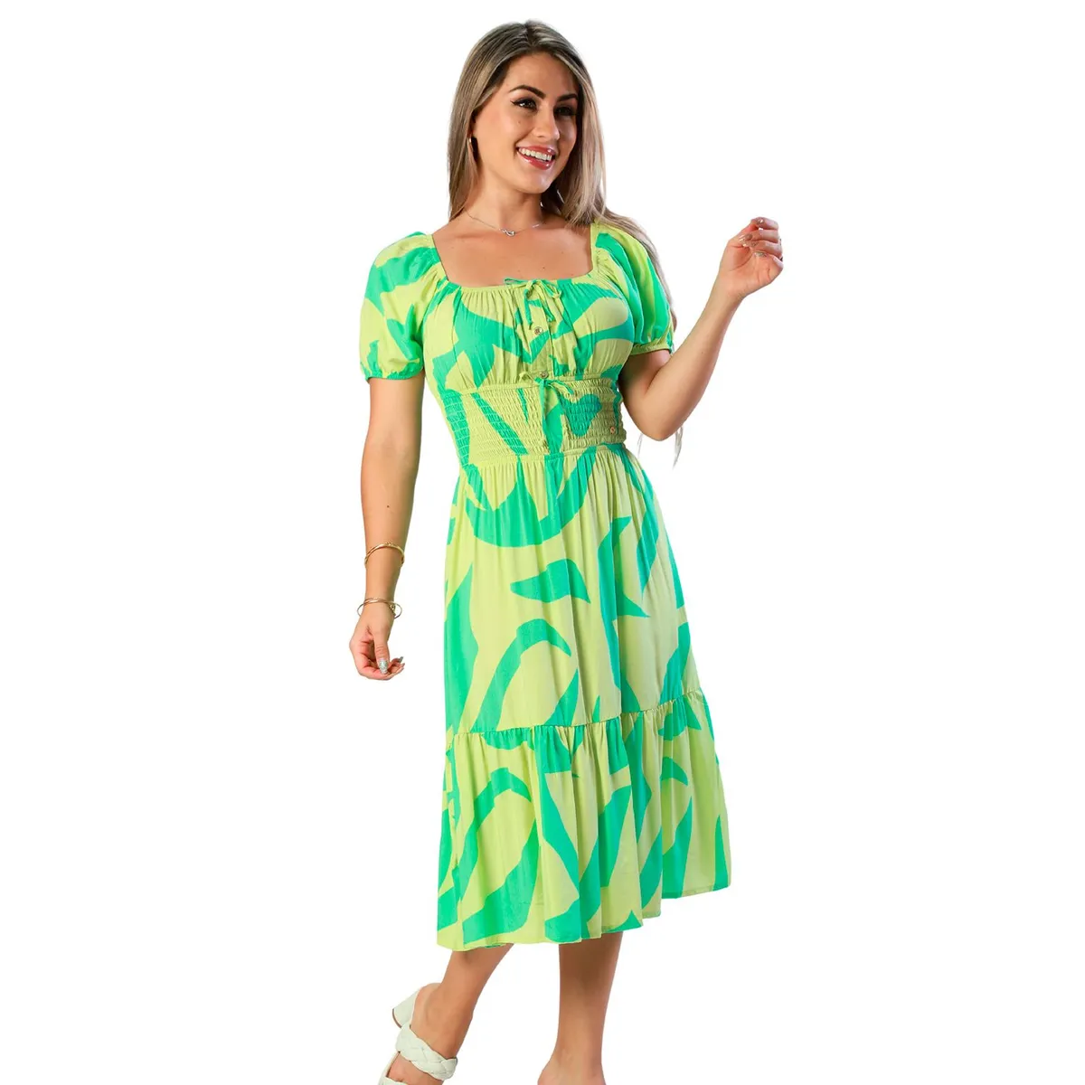 FORDAN JEANS - Vestido Largo Mujer Ford