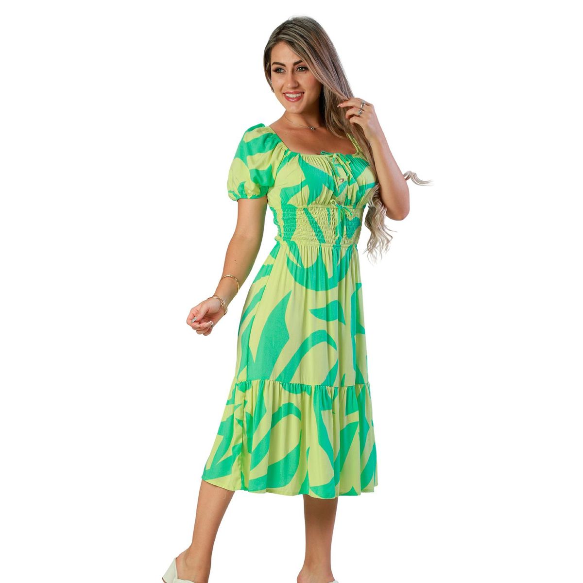 FORDAN JEANS - Vestido Largo Mujer Ford