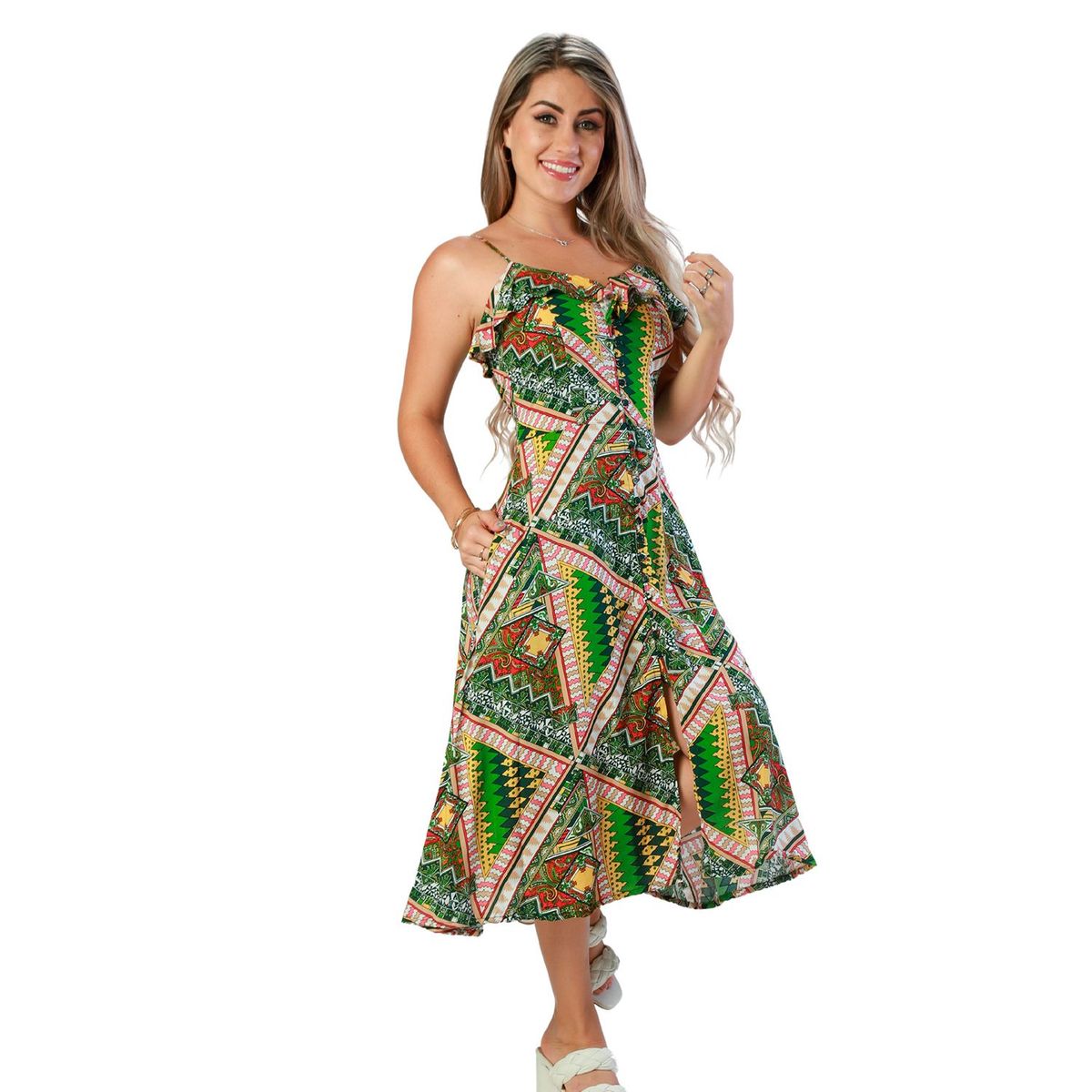 FORDAN JEANS - Vestido Largo Mujer Ford