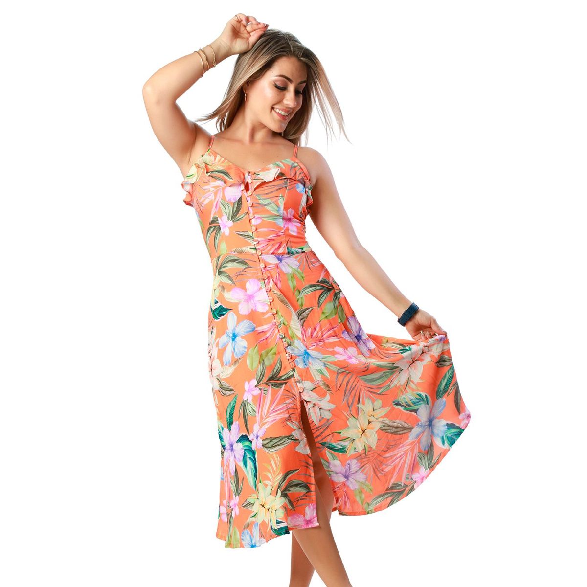 FORDAN JEANS - Vestido Largo Mujer Ford Ford