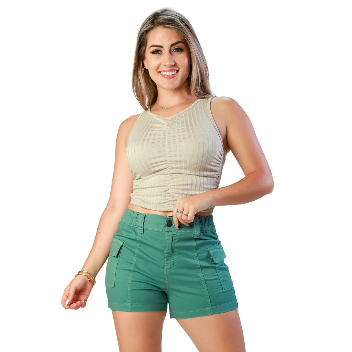 FORDAN JEANS - Short Algodón Mujer Ford Ford.