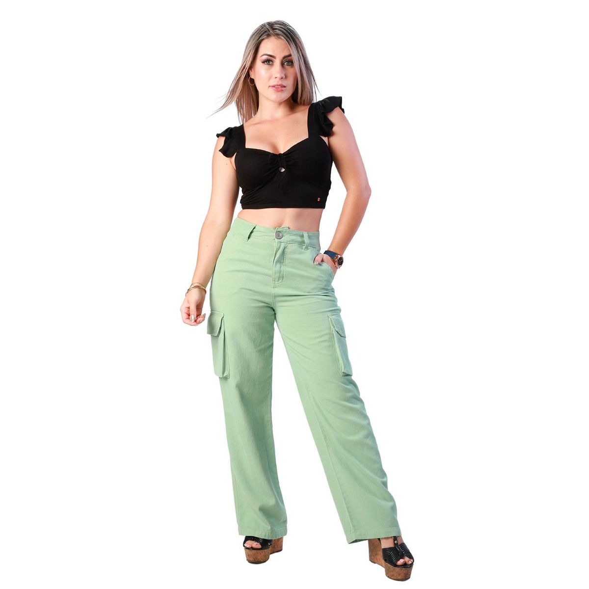 FORDAN JEANS - Pantalón Casual Mujer Ford