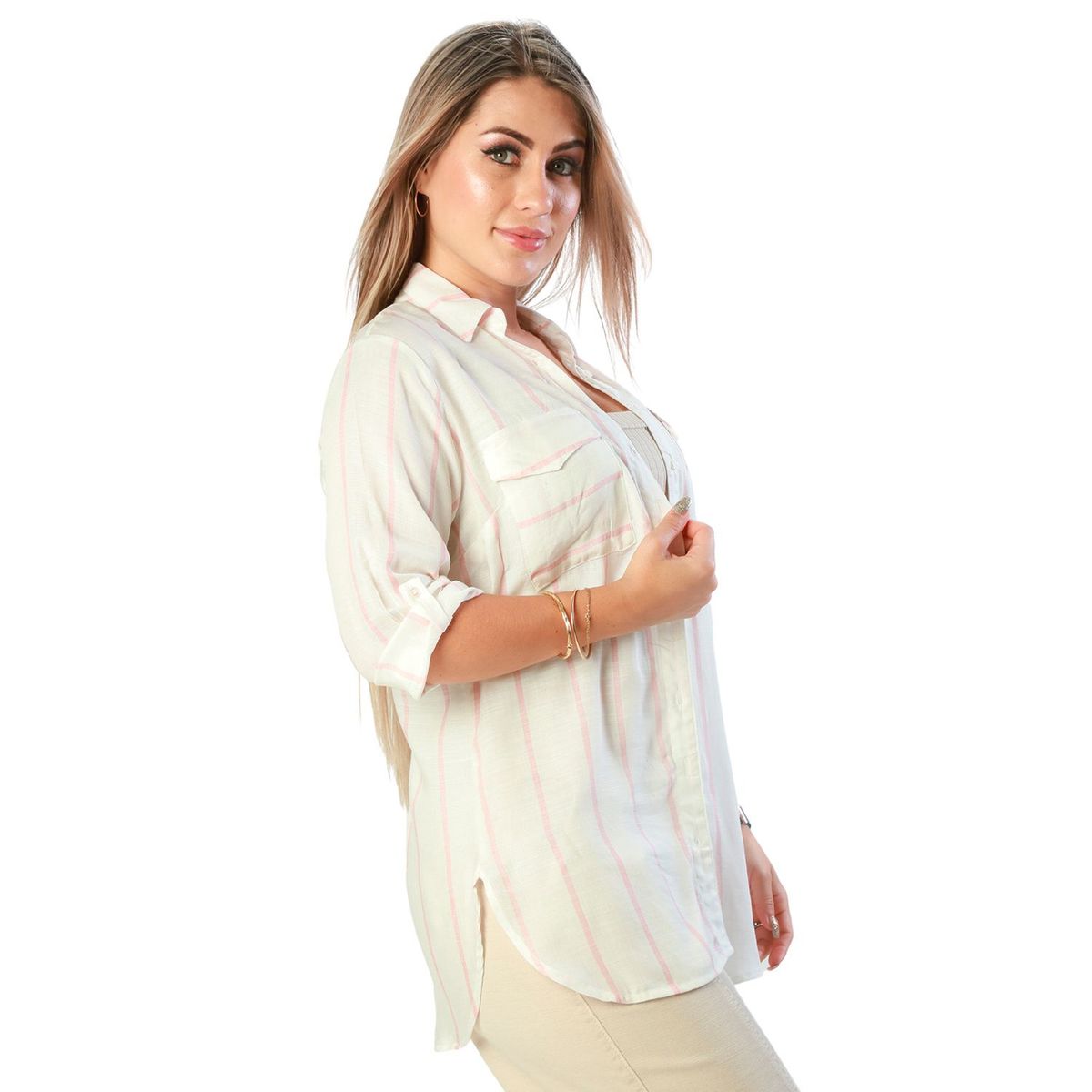 FORDAN JEANS - Blusa Larga  C3818