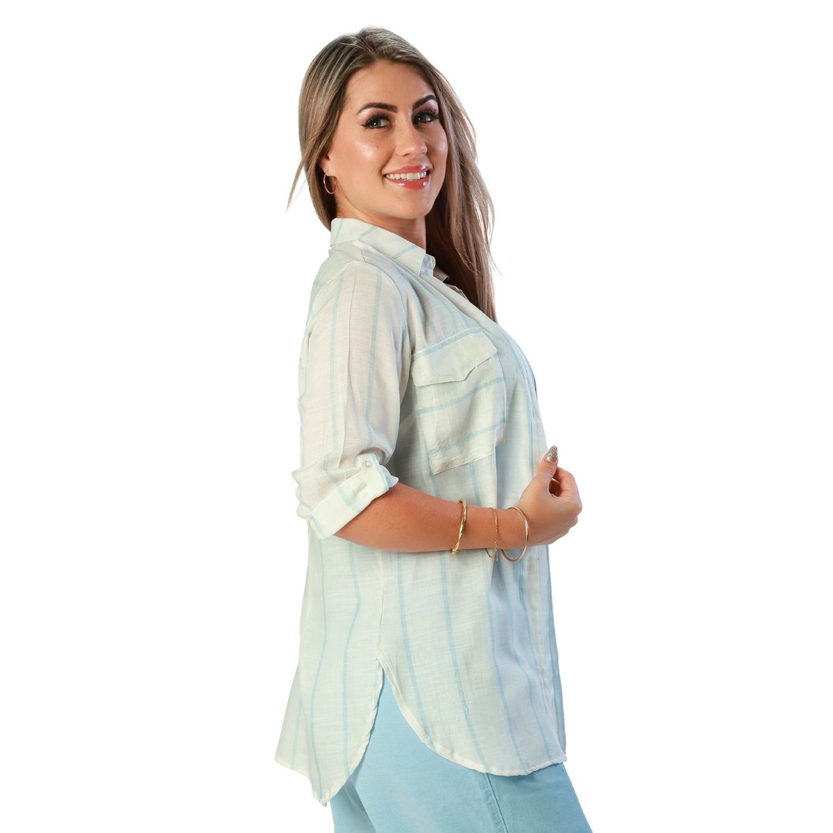 FORDAN JEANS - Blusa Larga  C3818