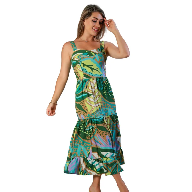 FORDAN JEANS - Vestido Largo Casual Mujer Fordan Jeans