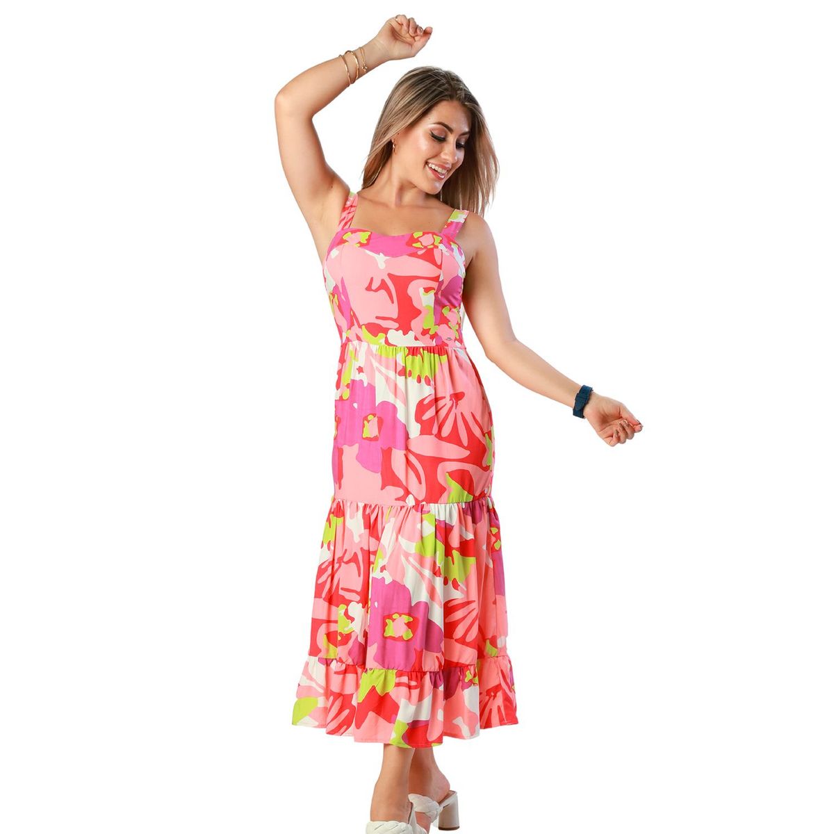 FORDAN JEANS - Vestido Largo Casual Mujer Fordan Jeans