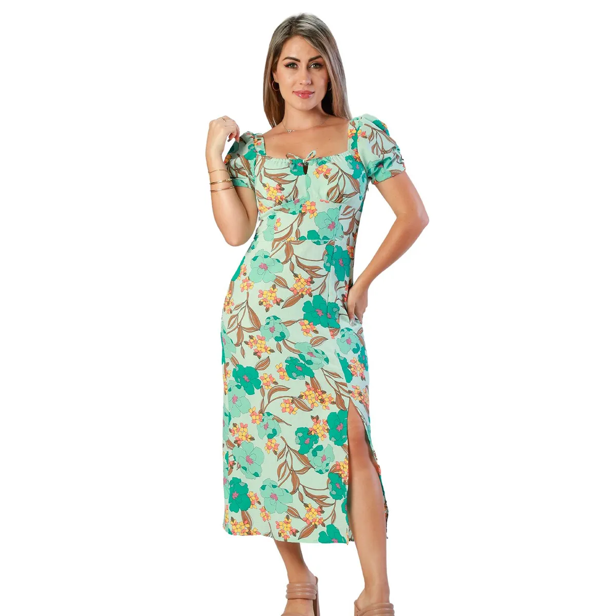 FORDAN JEANS - Vestido Largo Mujer Ford