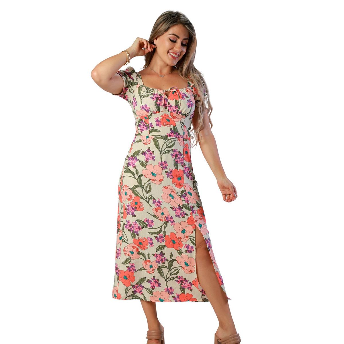 FORDAN JEANS - Vestido Largo Mujer Ford