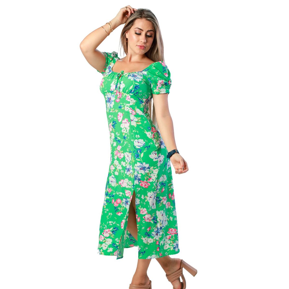 FORDAN JEANS - Vestido Largo Mujer Ford