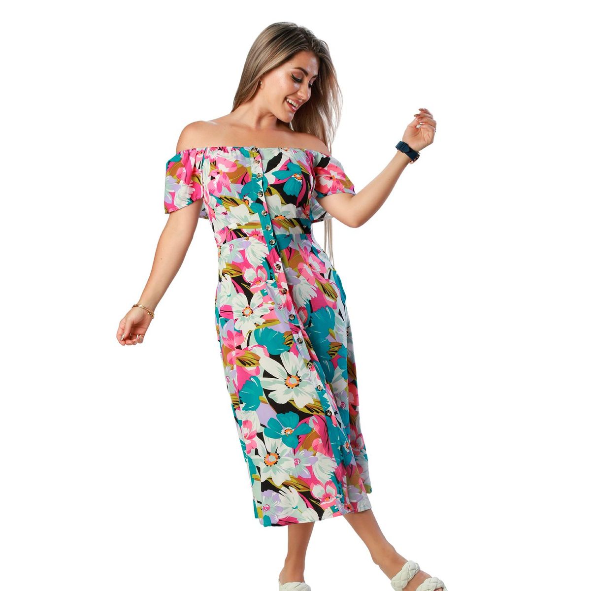 FORDAN JEANS - Vestido Largo Mujer Ford Ford