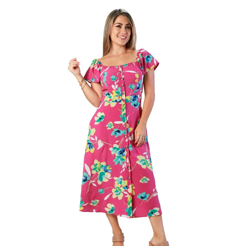 FORDAN JEANS - Vestido Largo Mujer Ford