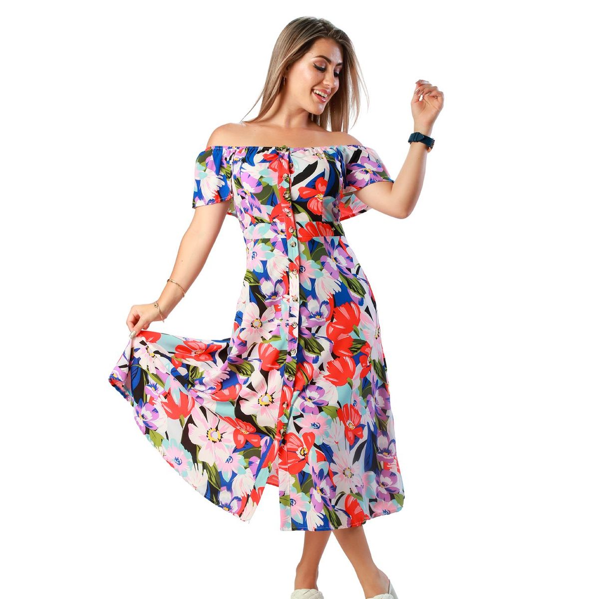 FORDAN JEANS - Vestido Largo Mujer Ford Ford