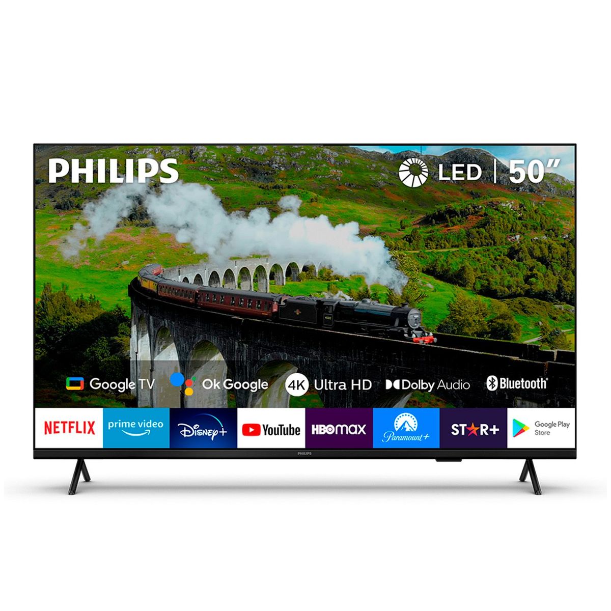 PHILIPS - Televisor 50" Philips 4K UHD Google TV 50PUD7408