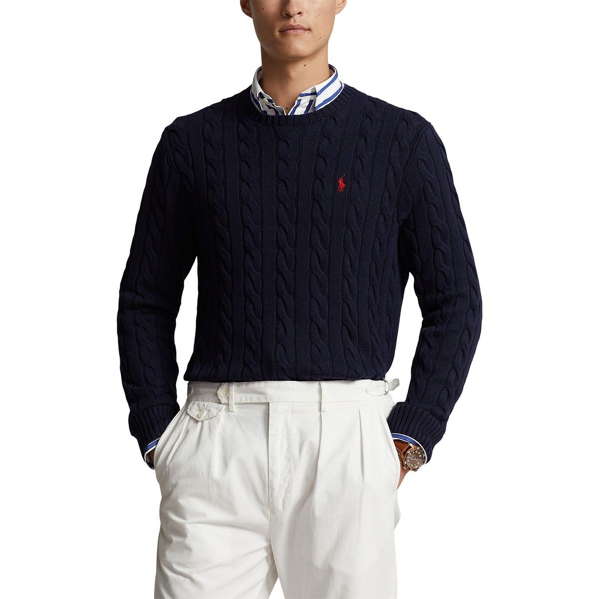 POLO RALPH LAUREN - Chompa 100% Algodón Hombre Polo Ralph Lauren