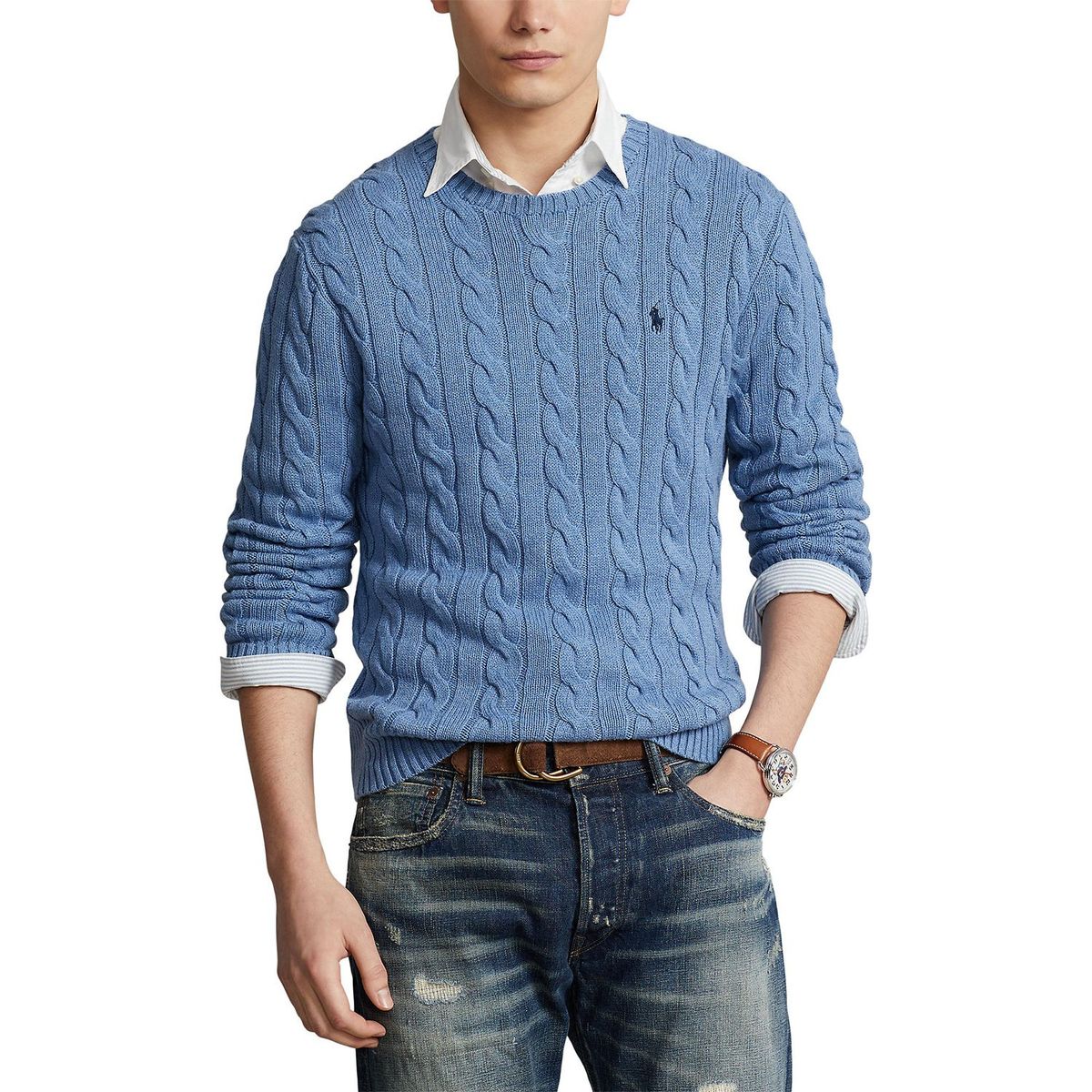 POLO RALPH LAUREN - Chompa 100% Algodón Hombre Polo Ralph Lauren