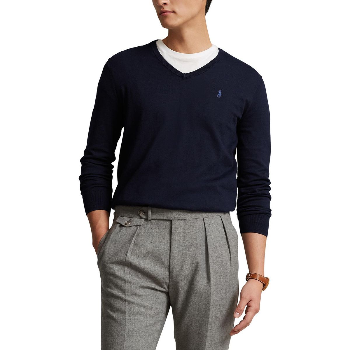 POLO RALPH LAUREN - Chompa 100% Algodón Hombre Polo Ralph Lauren