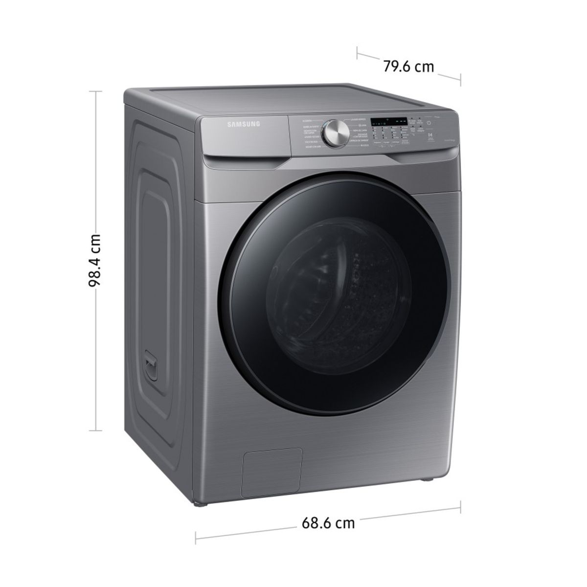 SAMSUNG - Lavaseca Samsung EcoBubble 20KG/12KG Plateada WD20T6000GP/PE