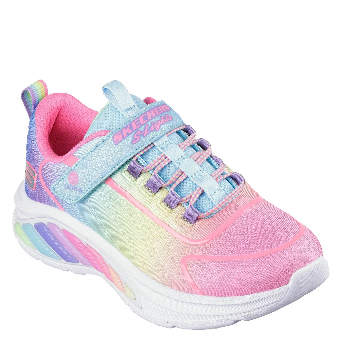 SKECHERS - Zapatillas Urbanas Niña Skechers Rainbow  Rosado