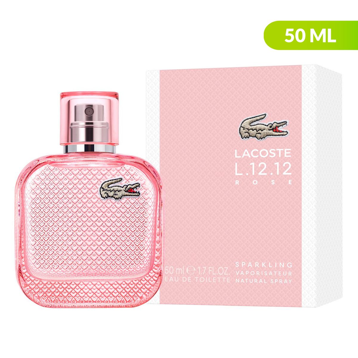 LACOSTE - L.12.12 Rose Sparkling Edt 50 Ml Lacoste Mujer